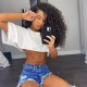 2025 Cross-border European and American New Shaping Sexy Slim Fashionable High-Elegance Shoulderless Sleeveless Women's Top for Wholesale