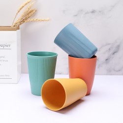 Amazone tasses de paille de blé tasses à boire maison simple gargarisme tasses de brossage de couple tasses cadeaux de lait