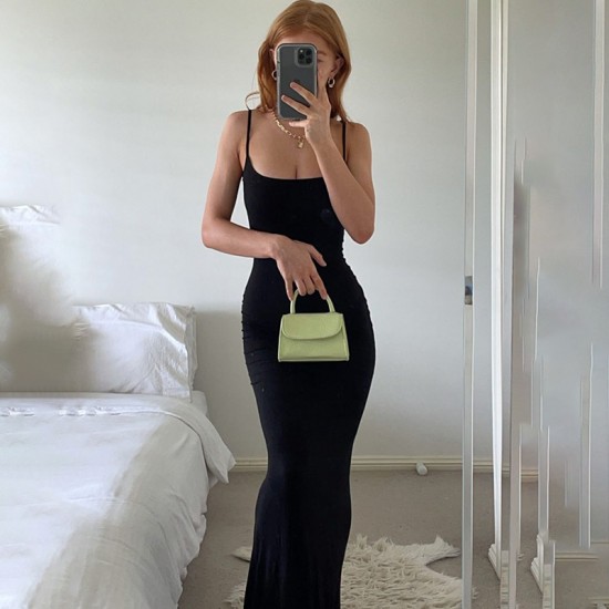 Wholesale cross-border European 2024 autumn new style women's long-sleeved, net fabric, spliced, shoulder-slit, long-sleeved, elegant, pleated, one-piece dress for women.