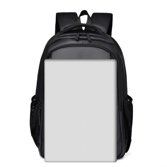 Double-shoulder backpack for men with large capacity for business use, fashionable business computer bag, double-shoulder backpack for women