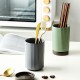 Oeillette asphalte baguettes cylindres cuisine en céramique rangement multifonctionnel pot chopes chopes cuillère à fruits couteau et fourchette rangement seau rangement de cuisine