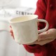 Amazon ins main pincée tasse tasse en céramique tasse à café couple paire tasse haut niveau d’apparence simple tasse à eau