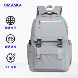 Middle School Student Backpack Girls' Junior High School Student Double Shoulder Bag Backpack Men's Fashion Outdoor Travel Commuting Bag Multiple Pockets
