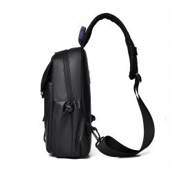 Retro men's canvas double-shoulder bag, travel and leisure double-shoulder bag, casual double-shoulder bag for college students, new style college student backpack with large capacity