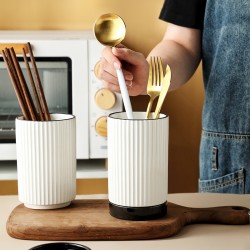 Carole nordique minimaliste céramique cuisine porte-baguettes corbeille à baguettes boîte de rangement couteaux et fourchettes goudron porte-cages rapides