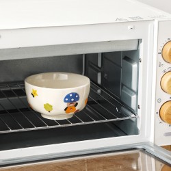 Famille 4 personnes parent-enfant ensemble de vaisselle cadeau maison bols plats bols en céramique assiettes mignonne cartoon riz bols plats plats
